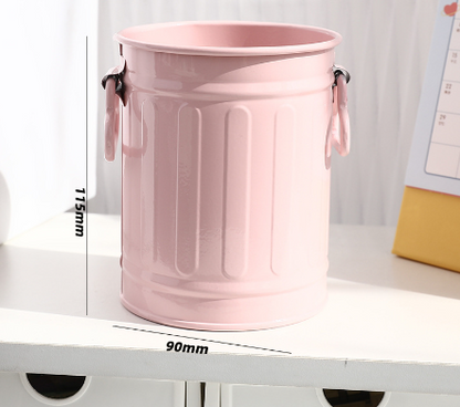 Trash can pen holder